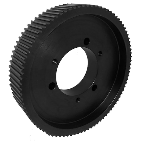 B&B Manufacturing QD90-5M-25, Timing Pulley, Cast Iron, Black Oxide, QD90-5M-25